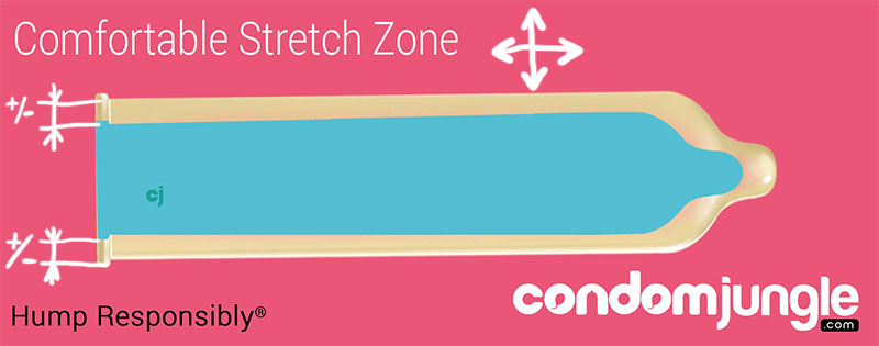 Condom Comfortable Stretch Zone