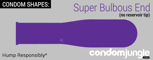 condo shape - super bulbous end with no reservoir tip